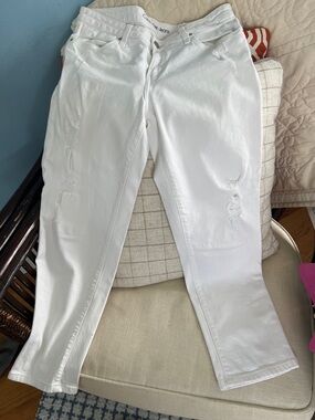 Calvin Klein Jeans White Boyfriend Denim